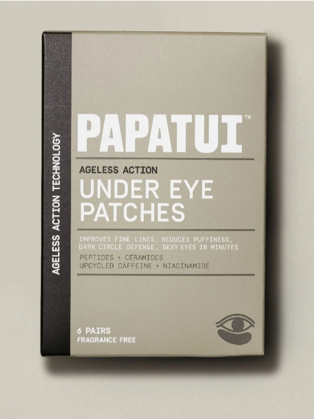 Papatui Ageless Action Under Eye Patches Fragrance Free 6 Pairs Men's Brand New